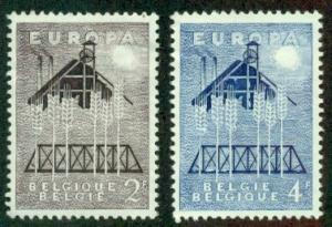 Belgium #512-513  Mint  VF  LH  Scott $2.00  Europa