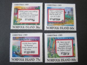 Norfolk Island 1989 Sc 462-5 Christmas Religion set MNH