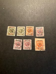 Stamps Memel Michel 167-73 AI used