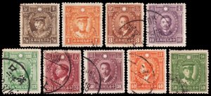 China Scott 312-313, 315, 317-318, 320-323 (1932-34) Used G/F Q