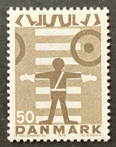 Denmark 1970 #466, Road Safety, MNH.