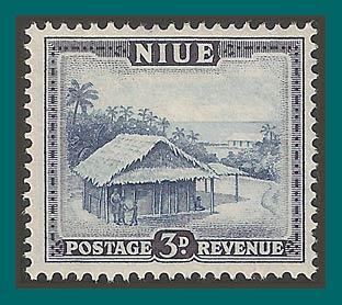 Niue 1950 Hut, mint #97,SG116