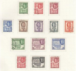 SOMALILAND PROTECTORATE # 96-107,116-126 VF-PLUS XTRAS KGV1 ISSUES HILLSON COLL