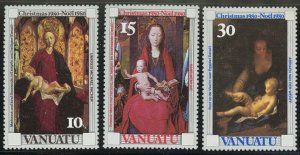 Vanuatu #297-299 Christmas Postage Stamps 1980 Mint LH