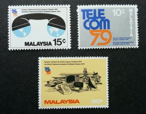 *FREE SHIP Malaysia World Telecommunications Exhibition Geneva 1979 (stamp) MNH