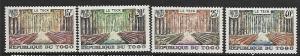 TOGO 343-346 MINT HING C/SET LOGGING