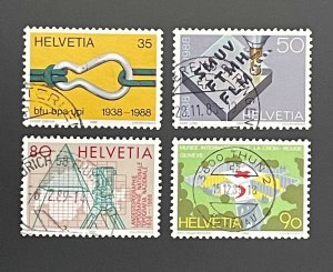 Helvetia 1988 Sonderpostmarken II Satzpreis