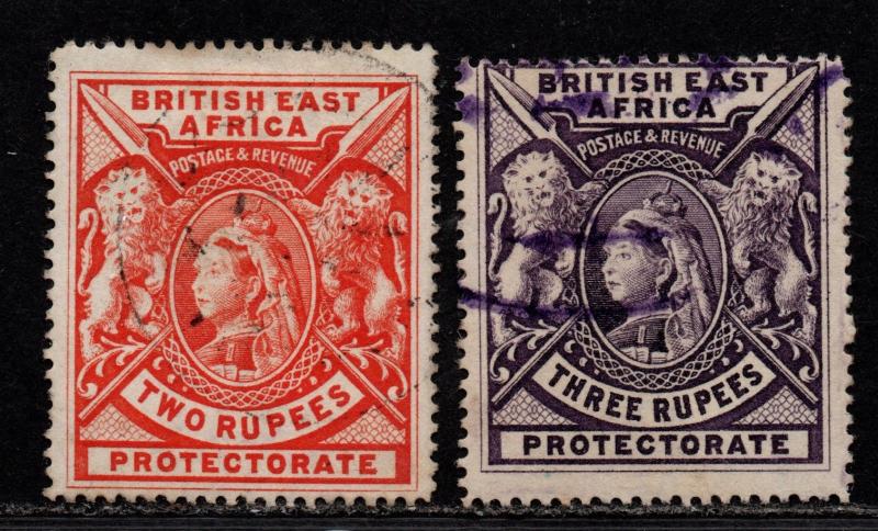 $British East Africa Sc#103-04 used, F-VF, part set, Cv. $340