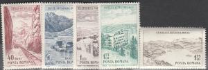 Romania #1649-53 MNH F-VF (SU3509)