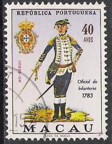Macao #407 Soldiers Used