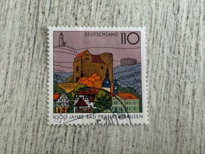 Germany #1992 Used, 110pf, Town of Bad Frankenhausen, 2024 SCV $0.75