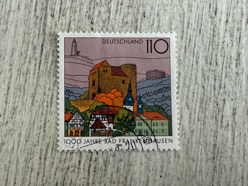 Germany #1992 Used, 110pf, Town of Bad Frankenhausen, 2024 SCV $0.75