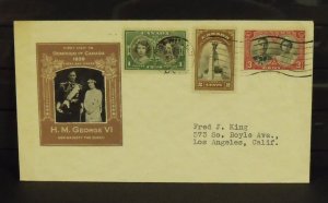 15229   CANADA   FDC # 246, 247, 248     loor Cachet     CV$ 25.00