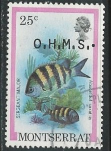Montserrat  || Scott # O49 - Used