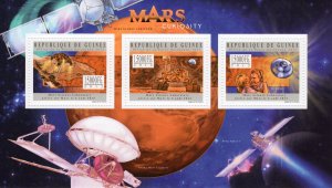 Guinea 2012 SPACE MARS CURIOSITY-DEEP SPACE 1 Sheetlet (3) MNH