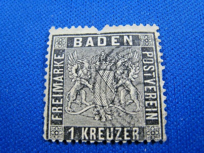 GERMANY-BADEN  -  SCOTT #10    Used