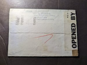 1944 Censored England WWII Prisoner of War POW Cover to Fukuoka Camp Japan