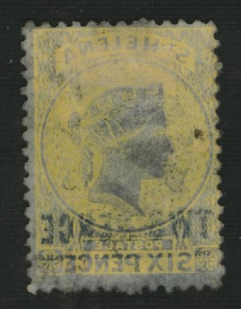 Saint Helena Scott 13 Used Crown CC wmk 1873 CV$50