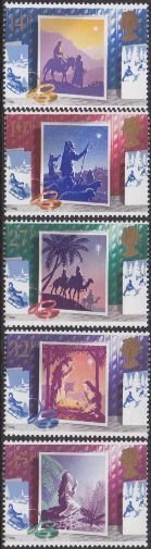 1234-38 Christmas MNH