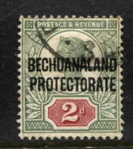 STAMP STATION PERTH Bechuanaland #71 QV Definitive Overprint Used CV$6.00