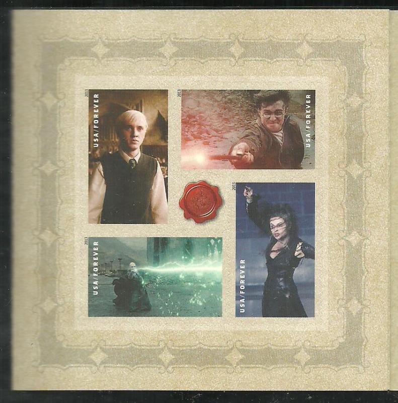 #4825-4844 Harry Potter Full booklet Mint NH