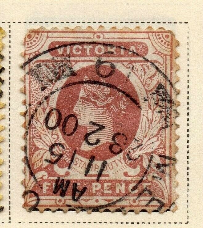 Victoria 1890-91 Early Issue Fine Used 5d. 326786