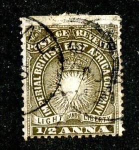 1890 British East Africa Company Sc #14b used cv.$10 ( 9237 BCXX5 )