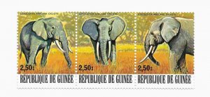 Guinea 1977 - MNH - Strip of 3 - Scott #754 *