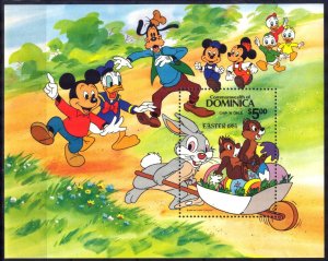 Dominica 1984 Disney Easter Mi. Bl.87 S/S MNH