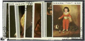 Panama; Scott 481A-481G; 1967; Precanceled; NH