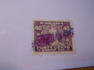 Canada Revenue Stamp  van Dam  #  FX9  used