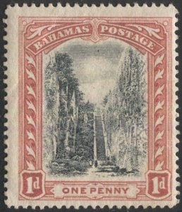 BAHAMAS 1916 Sc 48, MLH  F-VF 1d Queen's Staircase / Trees