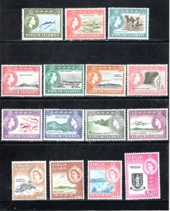 British Virgin Islands #144-158 set VF, Unused, CV $84.95  ...   6940058