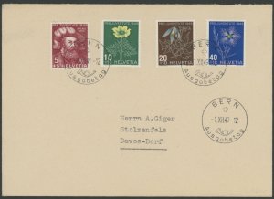 Switzerland B187-90 1949 PJ FDC very fine (2202 20)