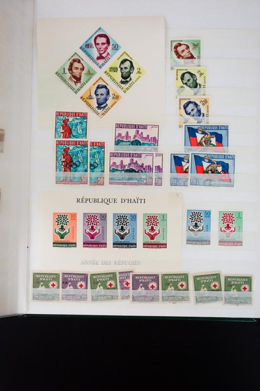 Haiti 1940's to 1970's Stamp Collection