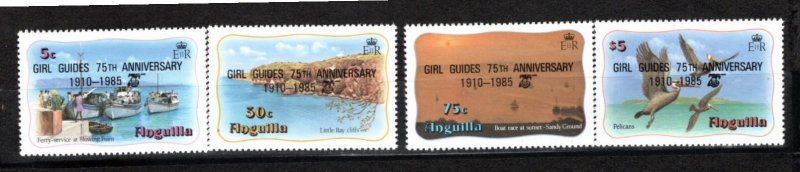 Anguilla 1985 Sc 640-3 MNH Commemorative Perforate