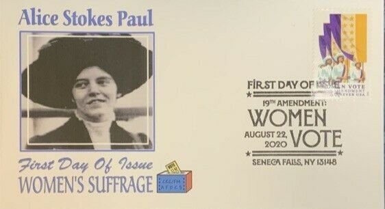 AFDCS 5523 Women's Suffrage Alice Stokes Paul Seneca Falls, Ny 