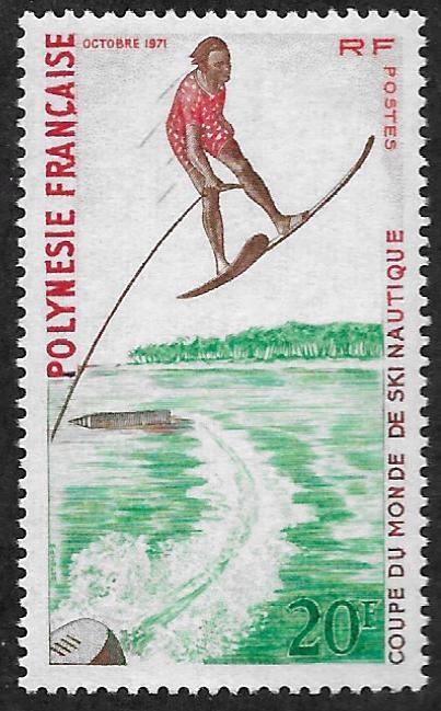 FRENCH POLYNESIA SC# 268  FVF/MOG 1971