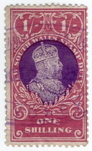 (I.B) Australia - NSW Revenue : Stamp Duty 1/- (1908)
