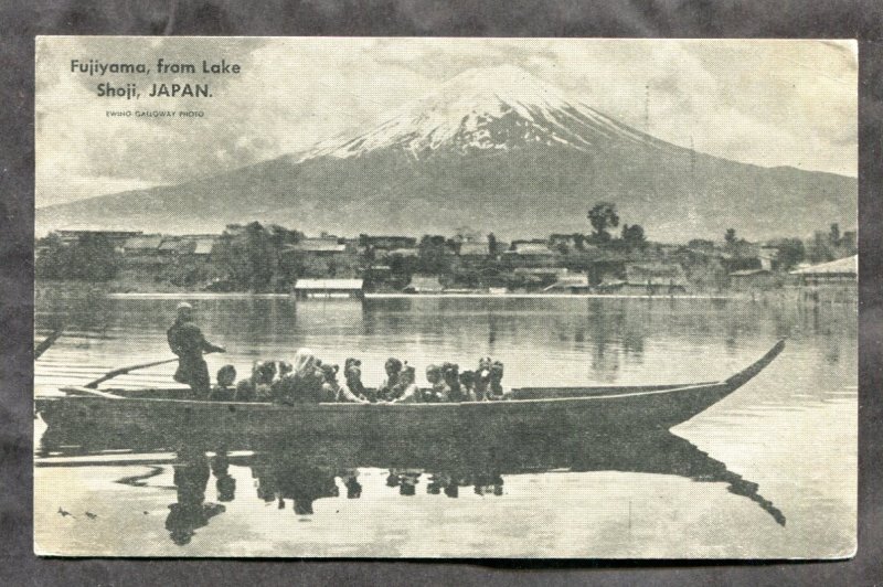 d14 - JAPAN Shell Oil Advertising MOUNT FUJI Postcard to Canada. Toronto Slogan