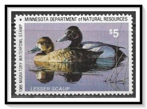 State Minnesota #10 Duck Hunting Permit Unused