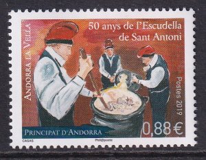 Andorra French 802 MNH VF