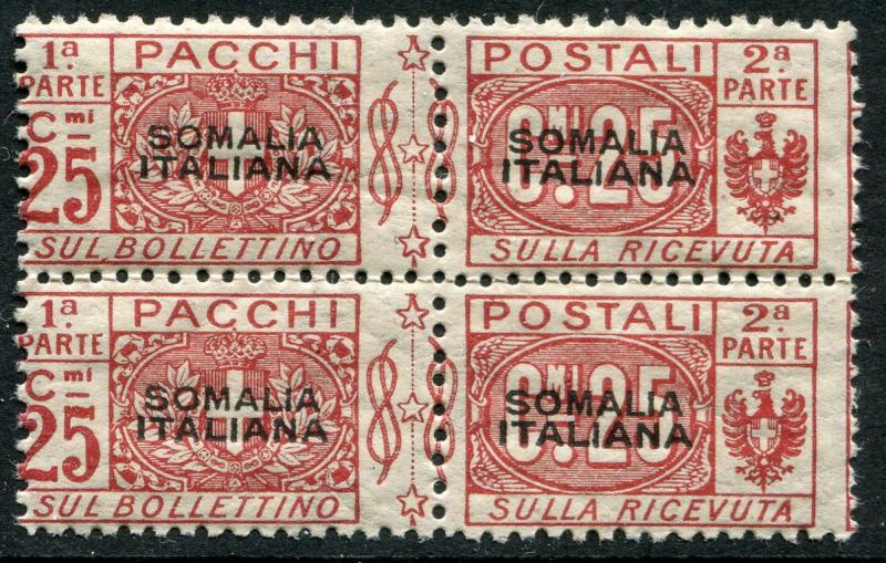 SOMALIA # Q4 Average Never Hinged Block of 4 Issues - PARCEL POST STAMPS - S6025