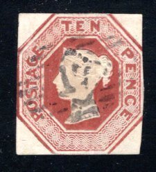 Great Britain #6    F/VF, Used,  CV $1550.00   .....  2480015