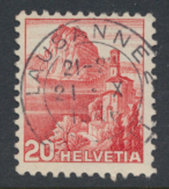 Switzerland SC# 243   Used perf 11½ Lake Lugano see details & scan         