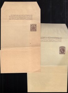 Bermuda 1903-1953 Group of 9 Different Newspaper Wrappers Unused