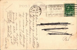 Canada 1914 Quebec - Provincial Exposition Slogan Cancel PPC - L35223