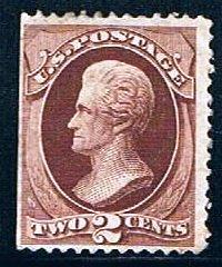 USA 146, 2c Jackson, Mint, SE otherwise, VF.