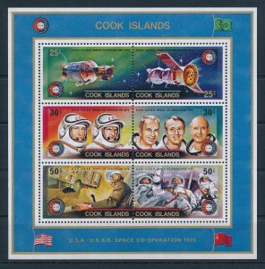 [114549] Cook Islands 1975 Space weltraum Apollo-Soyuz Souvenir Sheet MNH