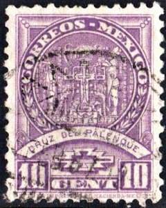 Mexico SC#712 10¢ Cross from Palenque (1935) Used